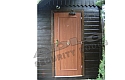 ADLO - Sikkerhedsdør ARDEN, liste L100, med dørhammere og dørpumpe