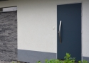 ADLO - Sikkerhedsdør TEDUO, Termo udvendig dør + dørkarm, malet overflade, atypisk dørknop