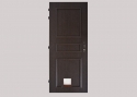 Slat, LOG-250, surface G-711, hinge colour RAL9005 mat, TERMO, cat door